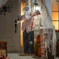 31 1/2" x 47 1/4" Hanging Animated Tattered Werewolf Halloween Decoration