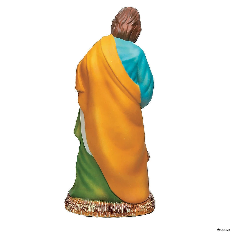 32 1/4" Light-Up Nativity Holy Family with LED Lantern Christmas Decoration