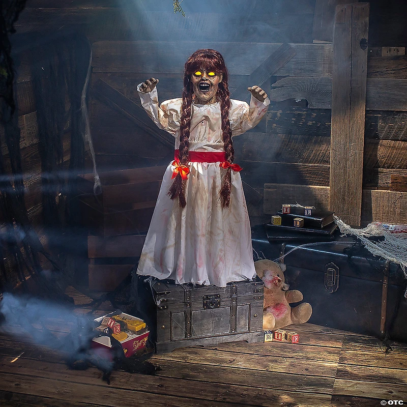 32" Grim Girl Talking Doll Decoration