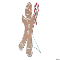 35 3/4" Iron Gingerbread Boy Christmas Decoration
