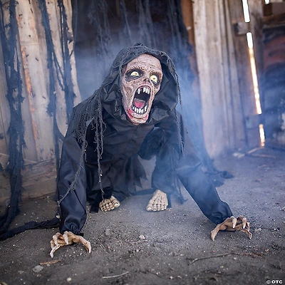 36" Animated Creepy Reaper Halloween Decoration