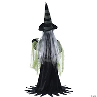 36" Fortune Teller Witch Animated Prop