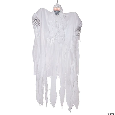 36" Hanging White Reaper Decoration