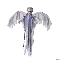 39 1/4" Animated Hanging Light-Up Angel Halloween Decoration