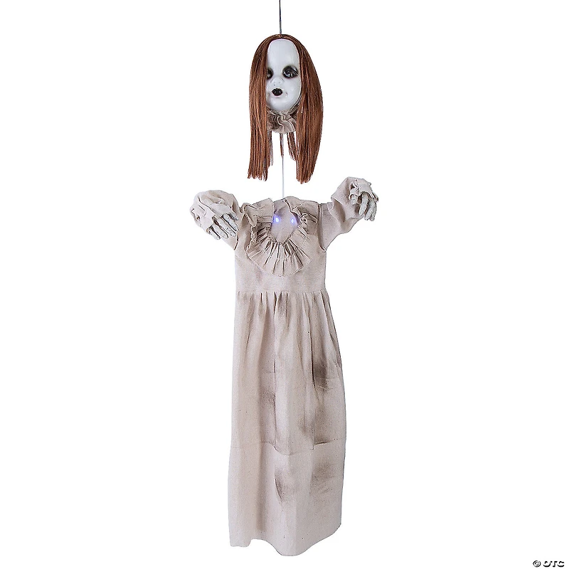 39 1/4" Hanging Girl Red-Haired Light-Up Doll with Separated Head