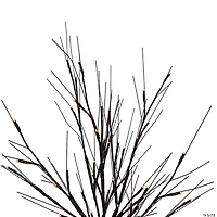 39" LED Lighted Black Halloween Twig Tree - Warm White Lights