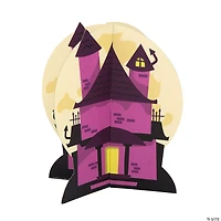 3D Haunted House Stand-Up Sticker Scenes - 12 Pc.