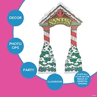 3D Santa’s Workshop Archway Cardboard Stand-Up