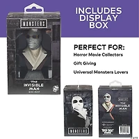 4 1/2" Universal Classic Monsters The Invisible Man™ Collectible Mini Bust Decoration