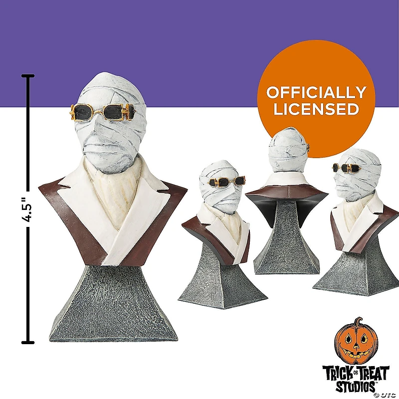 4 1/2" Universal Classic Monsters The Invisible Man™ Collectible Mini Bust Decoration