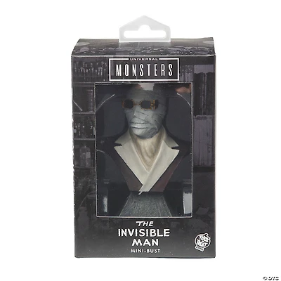 4 1/2" Universal Classic Monsters The Invisible Man™ Collectible Mini Bust Decoration