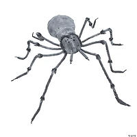 4 Ft. 5" Grey Latex Spider Halloween Decoration