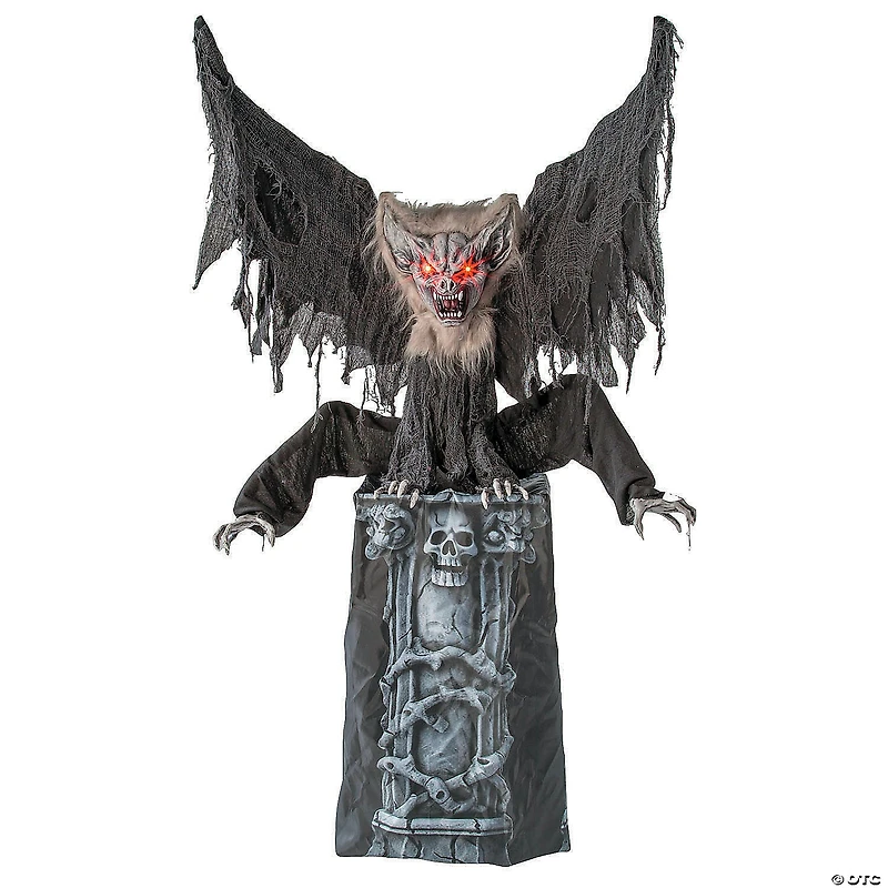 4 Ft. 9" Animated Light-Up Gargoyle Halloween Decoration