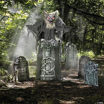 4 Ft. 9" Animated Light-Up Gargoyle Halloween Decoration