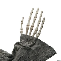 4 Ft. Hanging Gray Skeleton Reaper Halloween Decoration