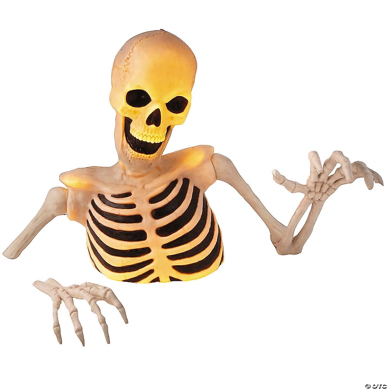 4 Ft. Light-Up Groundbreaker Skeleton Halloween Decoration