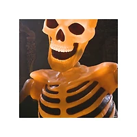 4 Ft. Light-Up Groundbreaker Skeleton Halloween Decoration