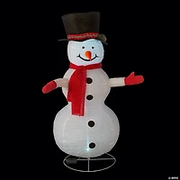 4 ft. Light-Up Snowman Collapsible Outdoor Christmas Decoration