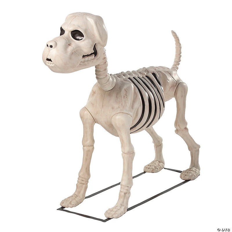 4 Ft. Standing Dog Skeleton Halloween Decoration