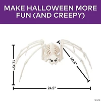 40" Creepy Spider Skeleton Halloween Decoration