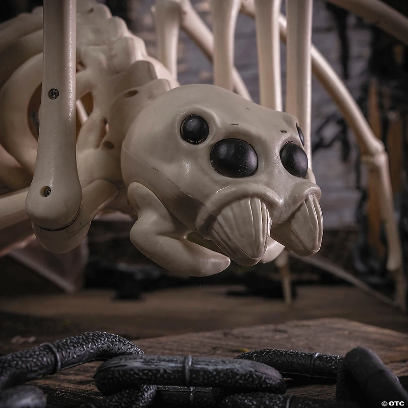 40" Creepy Spider Skeleton Halloween Decoration