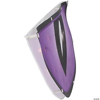 42" Lighted Purple and Black Eyes Halloween Window Silhouette Decoration