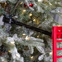 43" Animated Ladder Climbing Elf Christmas Decoration