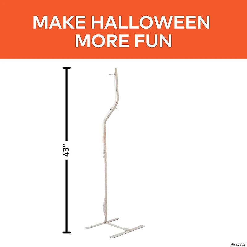 43" Metal Pose-N-Stay Skeleton Stand Accessory