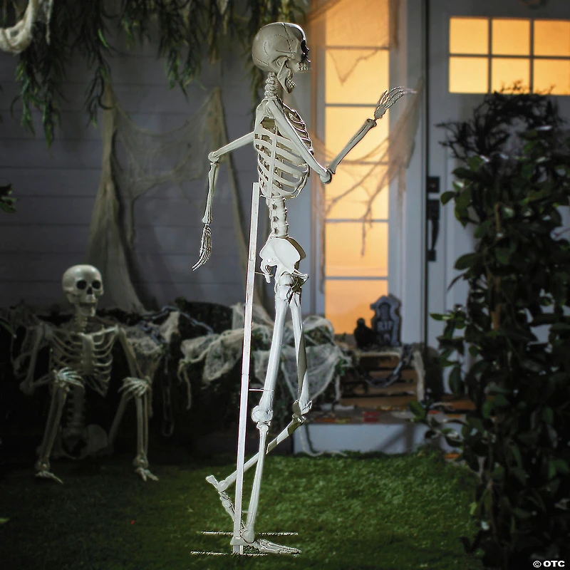 43" Metal Pose-N-Stay Skeleton Stand Accessory