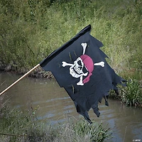44" x 28" Large Creepy Cloth Pirate Flag