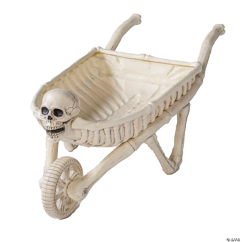 48 3/4" Skeleton Wheelbarrow Halloween Decoration
