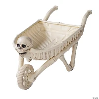 48 3/4" Skeleton Wheelbarrow Halloween Decoration