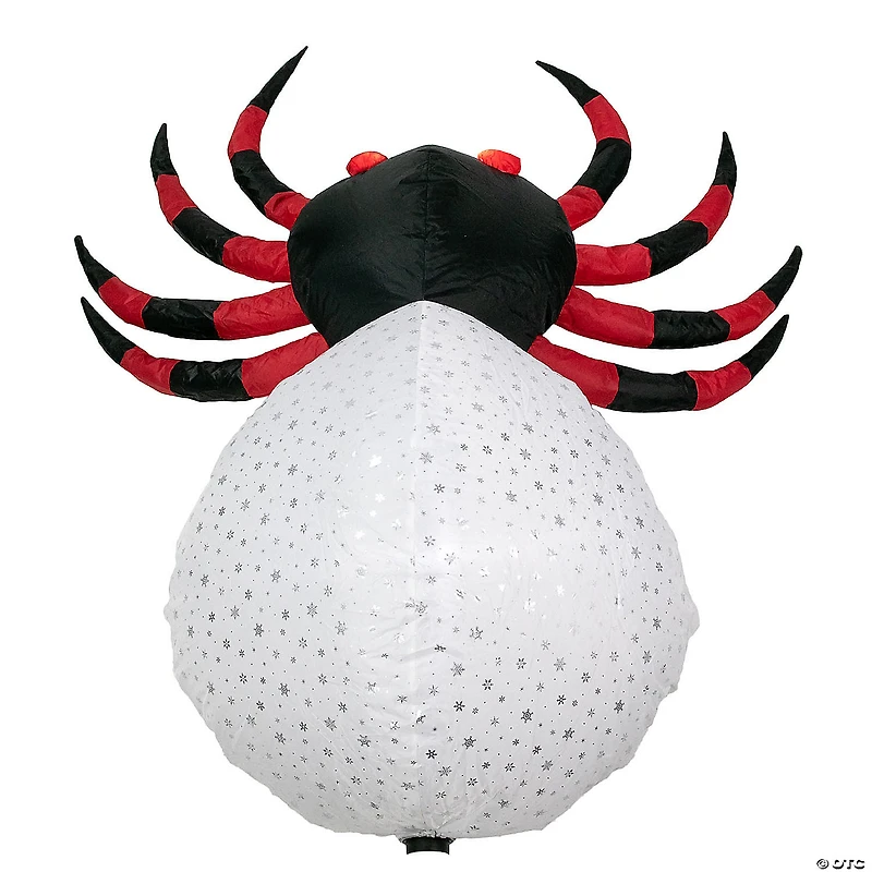 4ft Lighted Inflatable Chill and Thrill Spider Outdoor Halloween Decoration