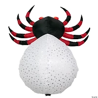 4ft Lighted Inflatable Chill and Thrill Spider Outdoor Halloween Decoration