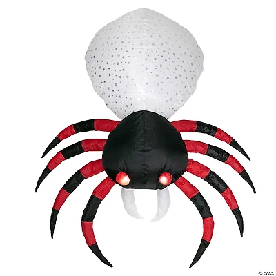 4ft Lighted Inflatable Chill and Thrill Spider Outdoor Halloween Decoration