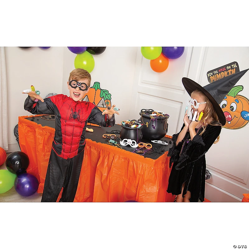5" - 6 3/4" Goofy Halloween Icon Character Plastic & Foam Glasses