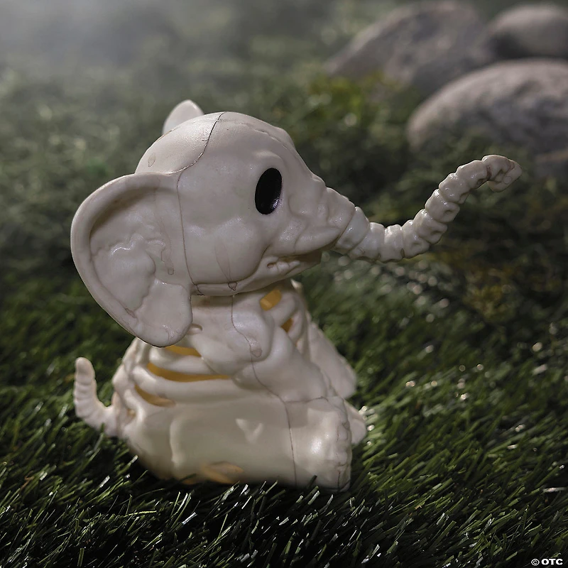 5" Elephant Skeleton Halloween Decoration