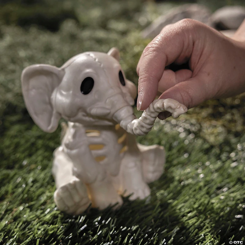 5" Elephant Skeleton Halloween Decoration