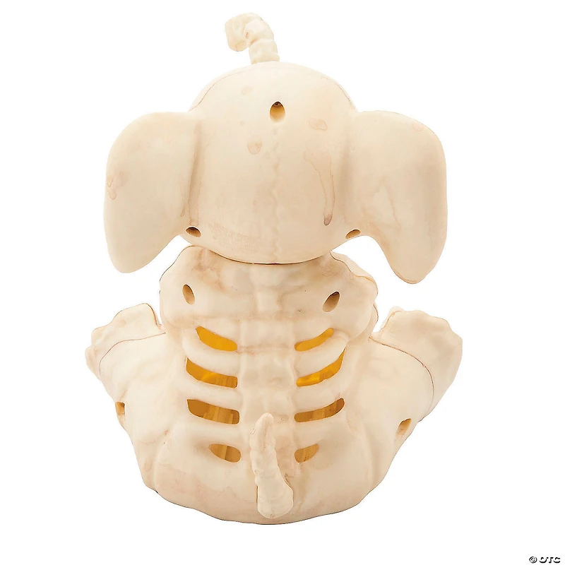 5" Elephant Skeleton Halloween Decoration