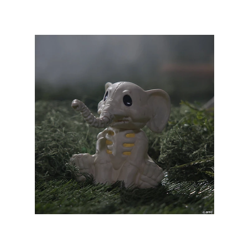 5" Elephant Skeleton Halloween Decoration