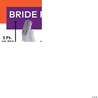 5 Ft. 10 3/4" Animated Skeleton Wedding Couple Halloween Decoration