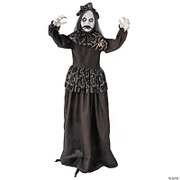 5 Ft. 2 3/4" Animated Standing Gothic Bride Halloween Decoration