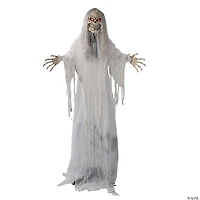 5 Ft. 6" Sonic Standing Gray Skeleton Reaper Halloween Decoration
