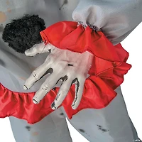 5 Ft. 8 3/4" Animated Standing Clown with Baseball Bat Halloween Decoration