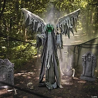 5 Ft. 8" Reaper with Animated Wings Halloween Decoration