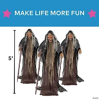 5 Ft. Bulk Animated Standing Witches Set - 3 Pc.