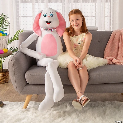 5 ft. Easter Stuffed Bunny Pillow Easter Decoration