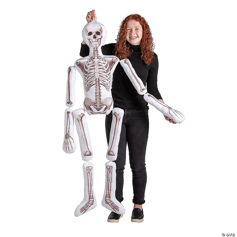 5 Ft. Halloween Stuffed Skeleton Pillow Halloween Decoration