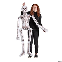 5 Ft. Halloween Stuffed Skeleton Pillow Halloween Decoration