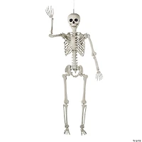 5 Ft. Life-Size Posable Skeleton Halloween Decoration
